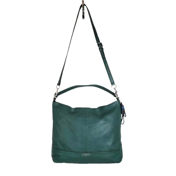 Coach Park Hobo Crossbody Bag Ivy Green Leather 💚 - Picture 1 of 14